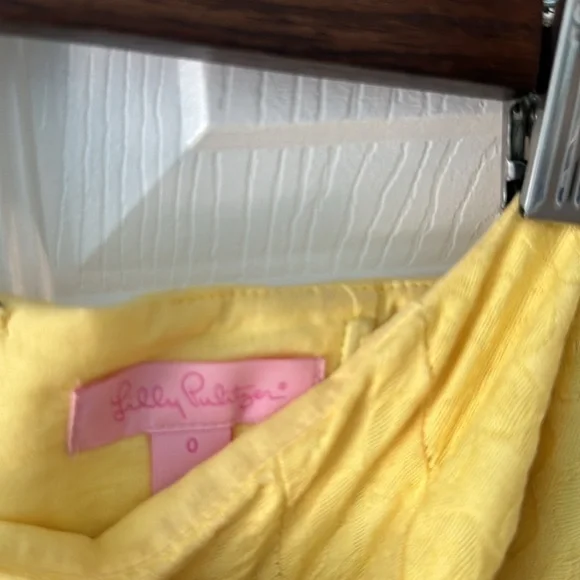 Lilly Pulitzer Vanessa strapless dress in a sunny yellow Size 0 - Picture 4 of 10